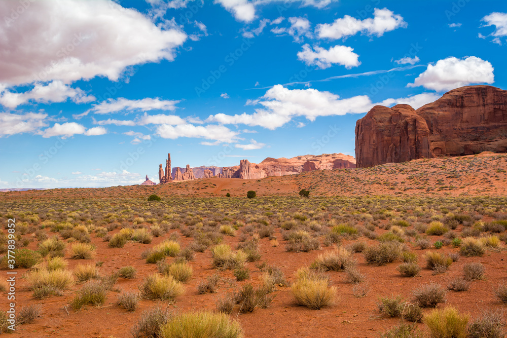Scenic landscape of Monument Valley, Navajo Tribal Park, Arizona, USA