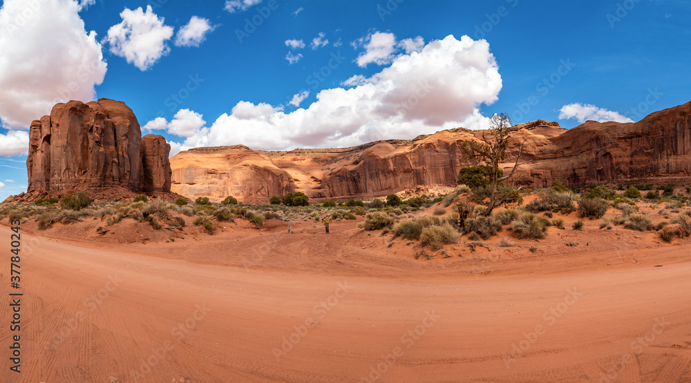 Fototapeta premium Rock formation in Monument Valley, Navajo Tribal Park, Arizona, USA