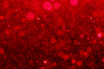 Beautiful red glitter vintage lights