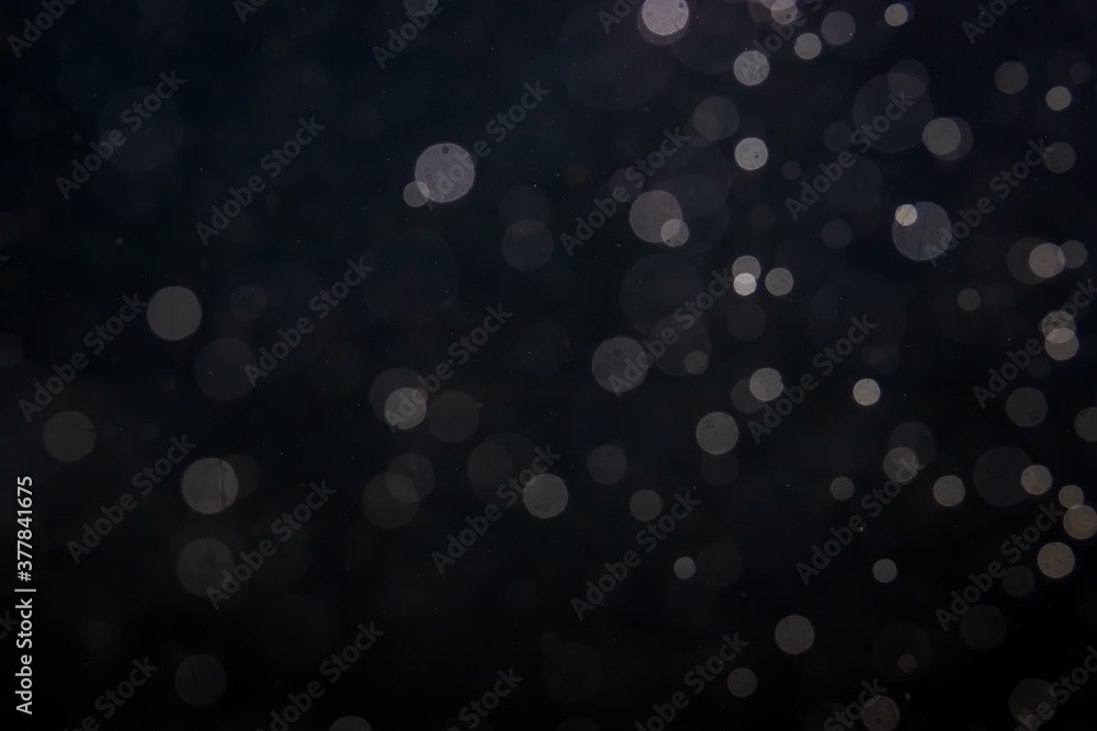 Fantasy bokeh sparkle from light on black Fantasy bokeh sparkle from light on black
