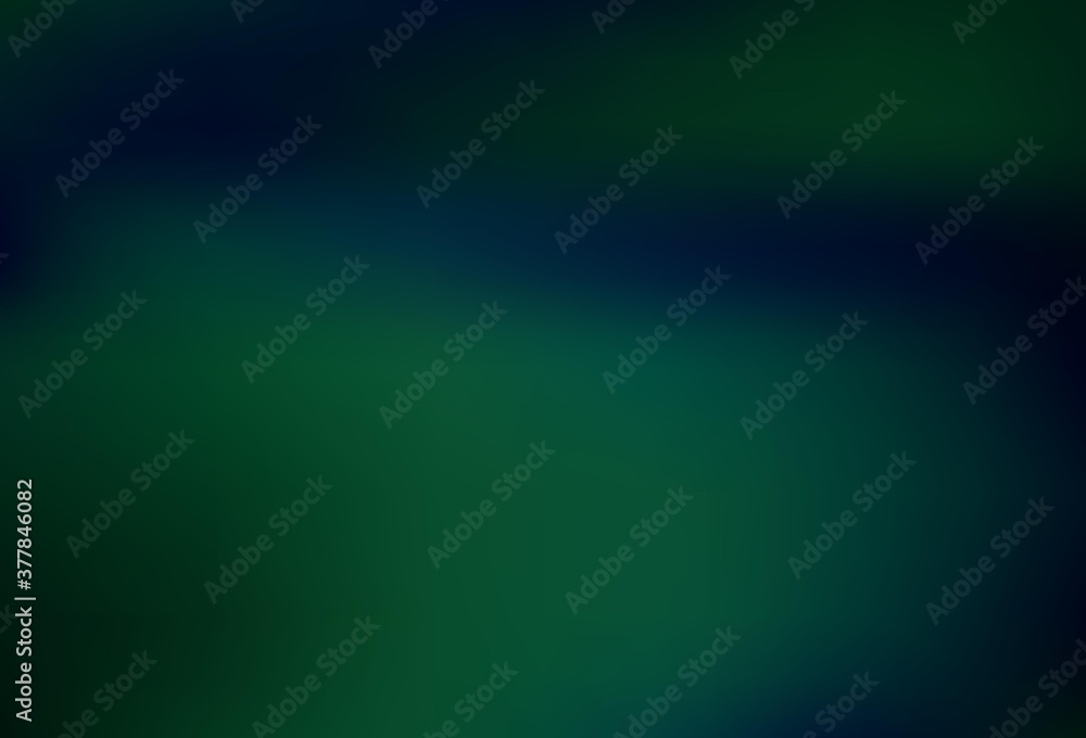 Dark Green vector blurred shine abstract background. Dark Green vector blurred shine abstract background.