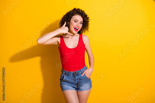 Konstfotografi Portrait of her she nice-looking attractive lovely coquettish flirty cheerful ch