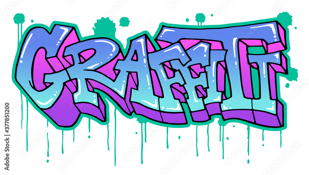 グラフィティ アート Graffiti のロゴイラスト Stock Vector Adobe Stock グラフィティ アート Graffiti のロゴイラスト Stock Vector Adobe Stock