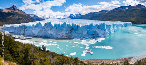 Perito Moreno Glacier is a glacier in Los Glaciares National Park. Last growing glacier despite climate change