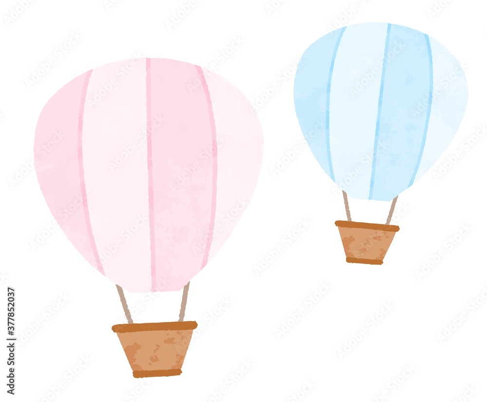 かわいい熱気球のイラスト Stock Vector Adobe Stock かわいい熱気球のイラスト Stock Vector Adobe Stock