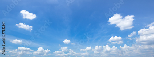 Fototapeta Naklejka Na Ścianę i Meble -  Blue sky and clouds in sunny day.