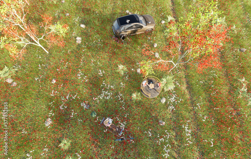 Kids enjoying at the playground