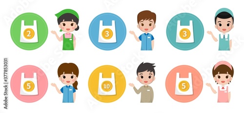 Shopping bags and plastic bags for sale, purchase, transaction, Japan, law