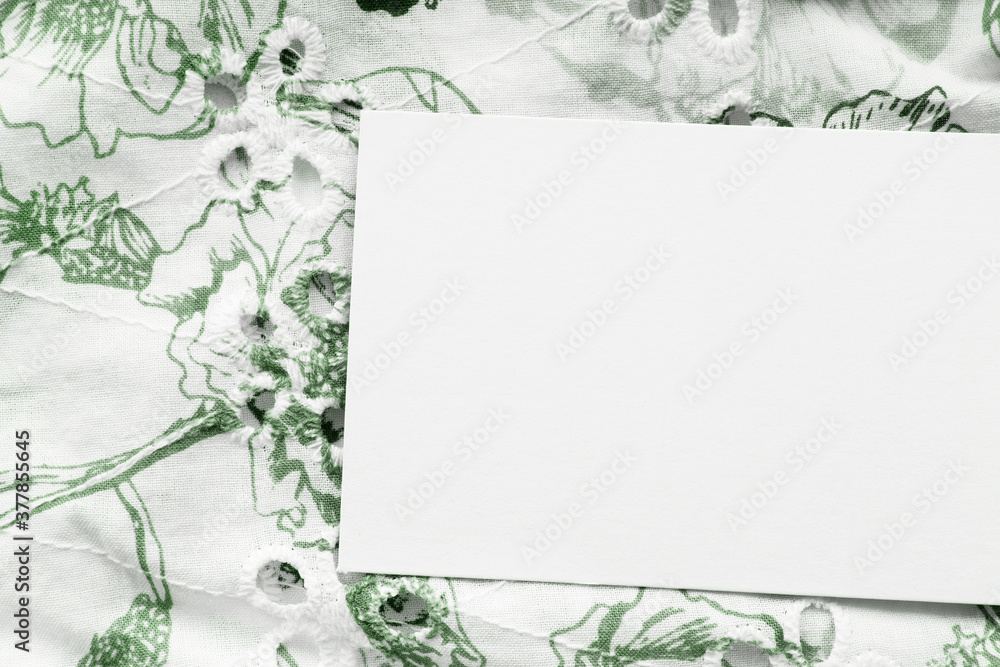 Blank clothing label Blank clothing label