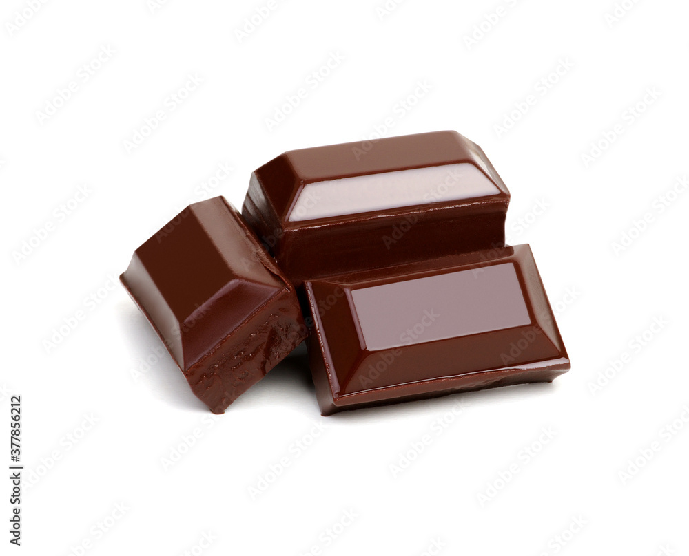 Chocolate isolated on white Chocolate isolated on white