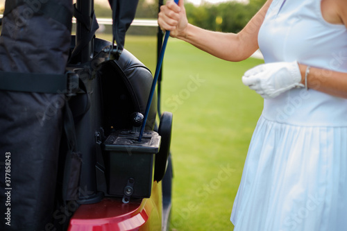 Sportsman Woman and Professional Golf Equipment .