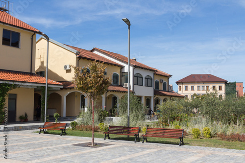 Utility premises of the St Stephen's Catholic Cathedral in Shkoder. Albania