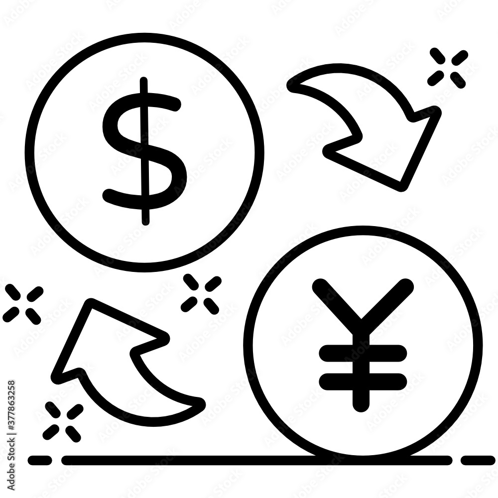 Forex, dollar with yen coin and irreversible arrows
Forex, dollar with yen coin and irreversible arrows