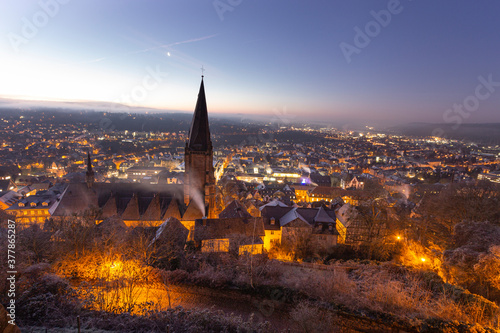 Marburg im frostigen Winter photo