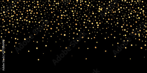 Sparse gold confetti luxury sparkling confetti. Sc © Begin Again