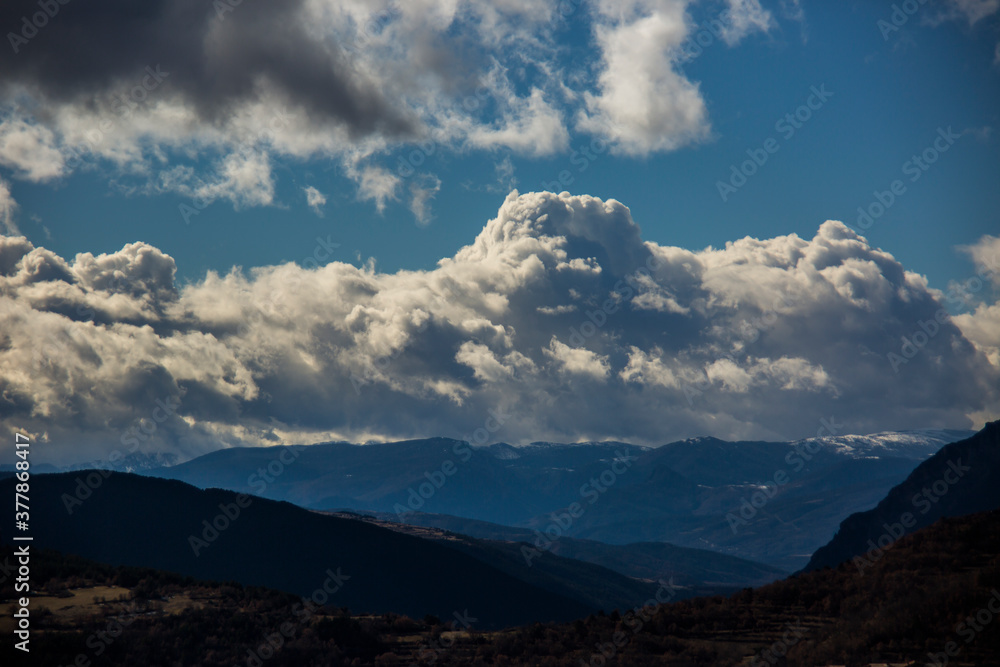 Winter in La Cerdanya, Pyrenees, Spain Winter in La Cerdanya, Pyrenees, Spain