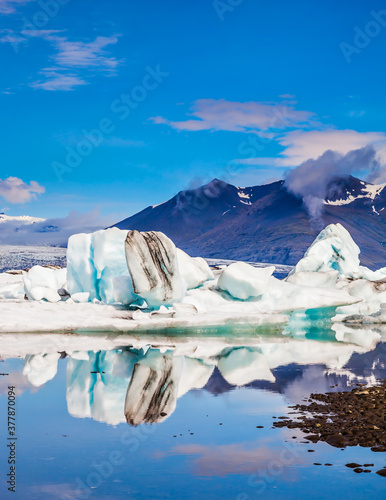 Fotografie, Obraz Drift ice in Jokulsarlon