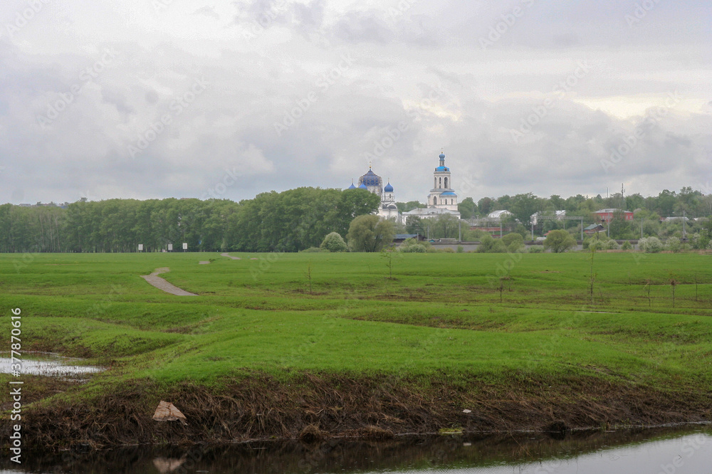 Bogolyubovo, Vladimir Oblast/ Russia- May 13th 2012: Svyato-Bogolyubsky monastery Bogolyubovo, Vladimir Oblast/ Russia- May 13th 2012: Svyato-Bogolyubsky monastery