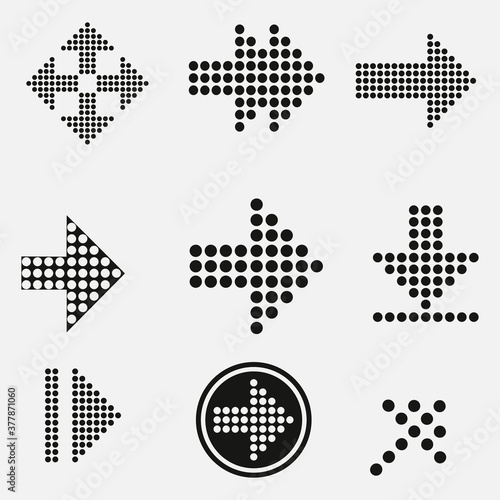 Vector Dotted Arrows