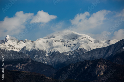 Winter in Ordesa and Monte Perdido National Park  Pyrenees  Spain
