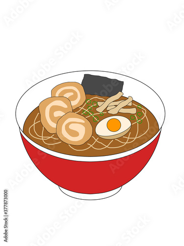 illustration of a ramen