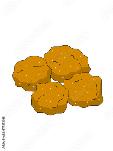 illustration of a Fried chicken