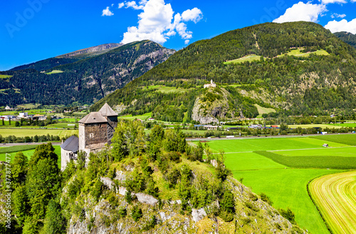 Reifenstein and Sprechenstein Castles in South Tyrol, Italy photo