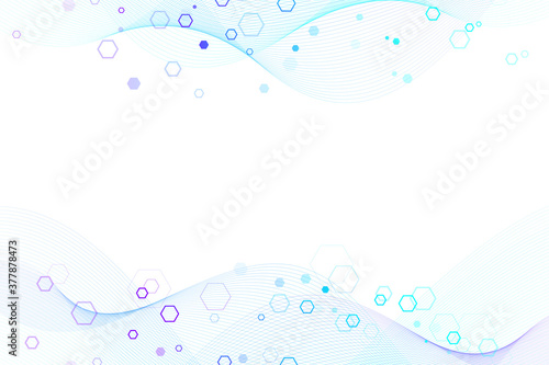 Abstract wave background. Geometric template for your design brochure, flyer, report, website, banner, illustration.