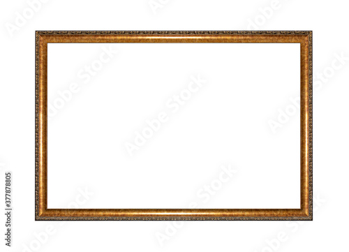 Picture frame isolated on a white background.