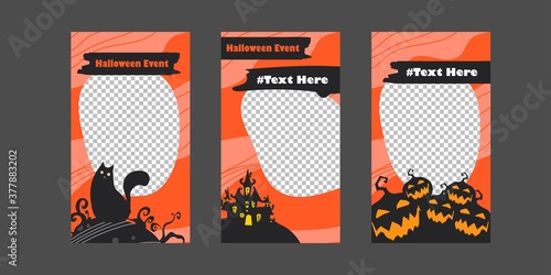 Instagram Stories template for halloween