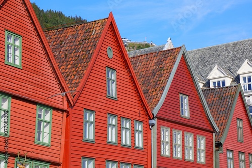 Bergen, Norway - Bryggen street