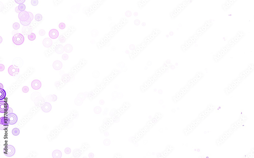 Light Purple vector background with spots.