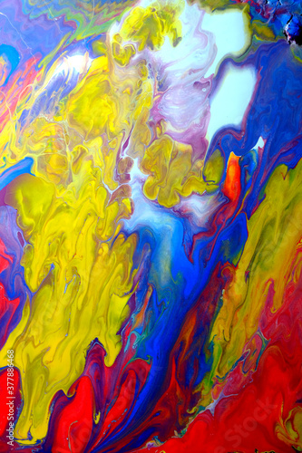 Acrylic paint pouring background, Luxury colors.