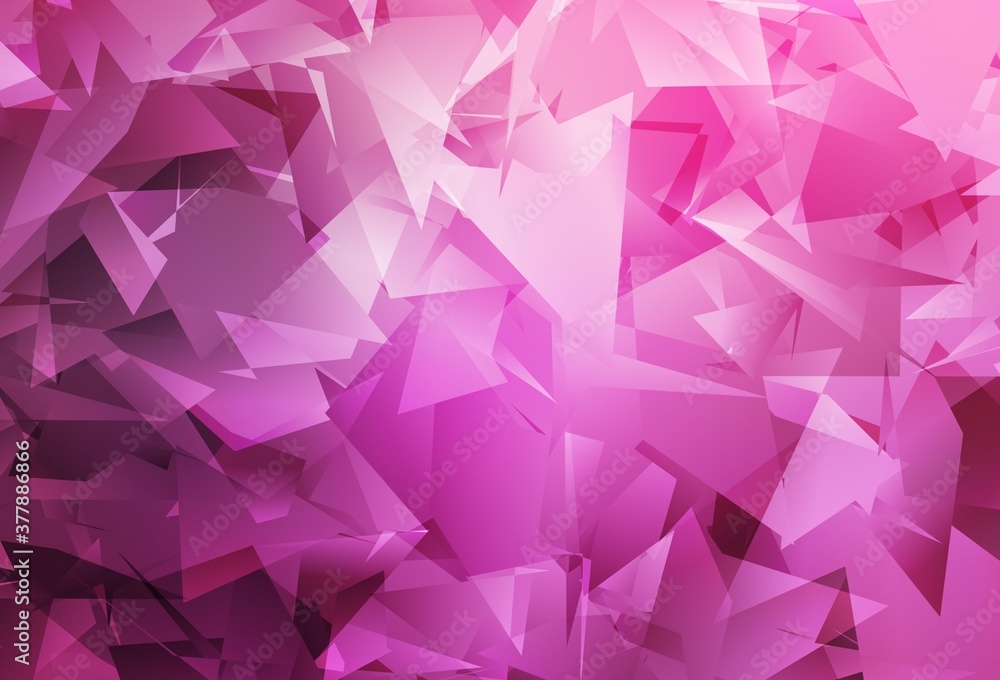 Light Pink vector gradient triangles texture. Light Pink vector gradient triangles texture.