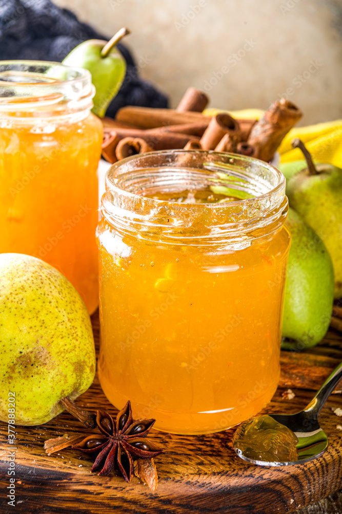 Homemade pear jam Homemade pear jam
