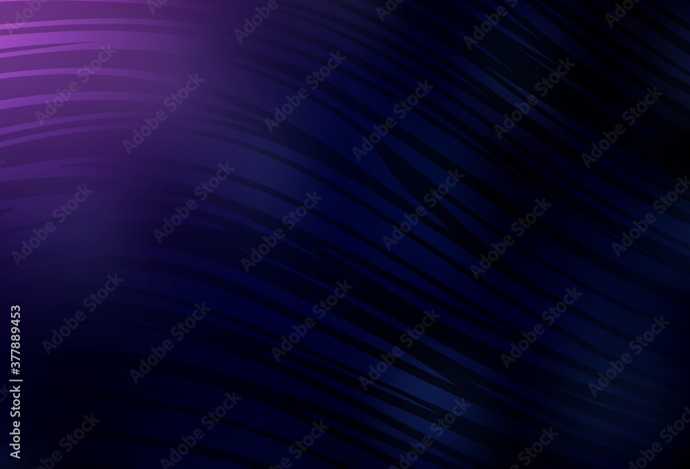 Dark Purple, Pink vector texture with bent lines. Dark Purple, Pink vector texture with bent lines.