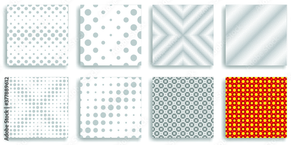 Abstract Brochures. Dots Background. Vector