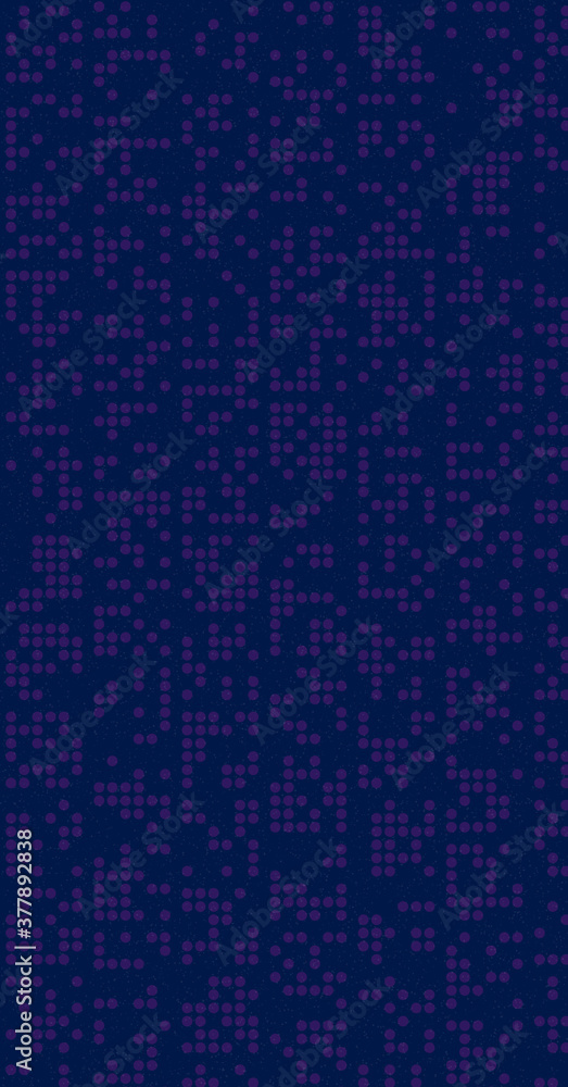 Abstract Color Halftone Dots generative art background illustration