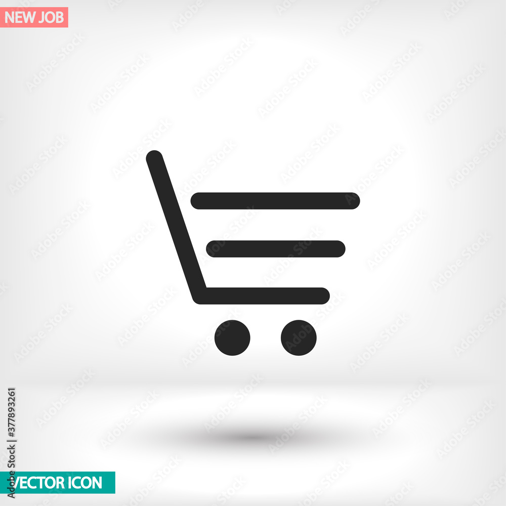 Basket vector icon , lorem ipsum Flat design Basket vector icon , lorem ipsum Flat design