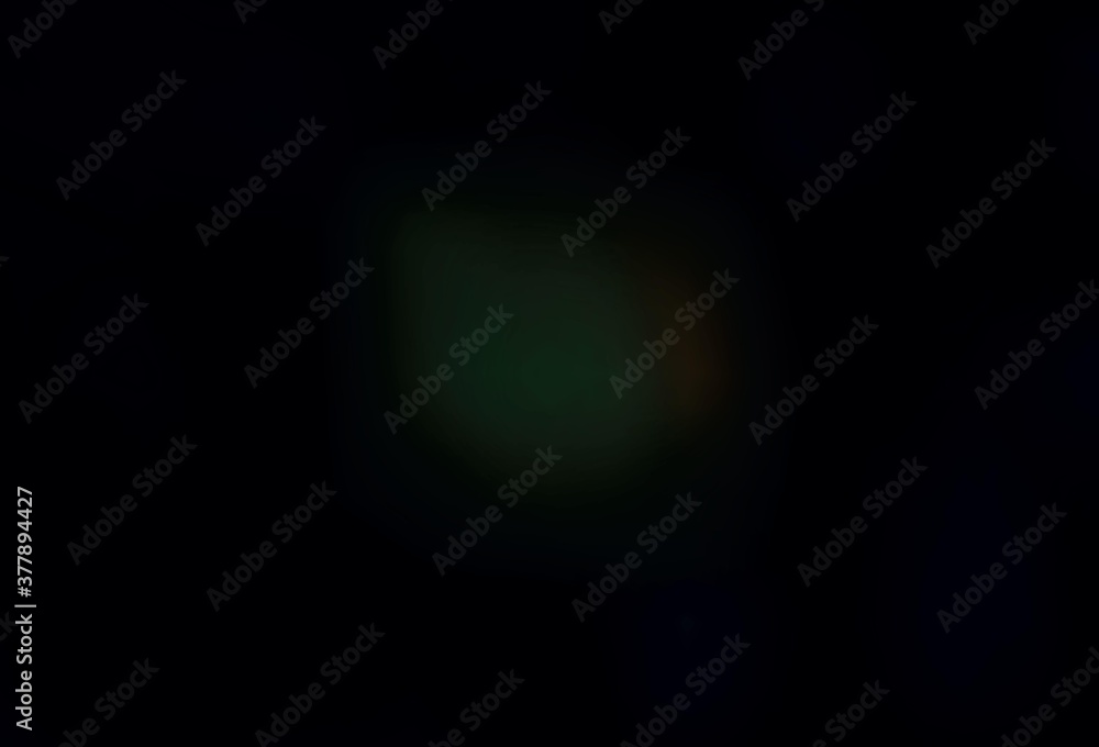 Dark Green vector blurred shine abstract template. Dark Green vector blurred shine abstract template.