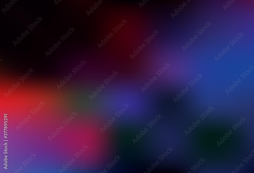 Dark Blue, Red vector blurred background. Dark Blue, Red vector blurred background.