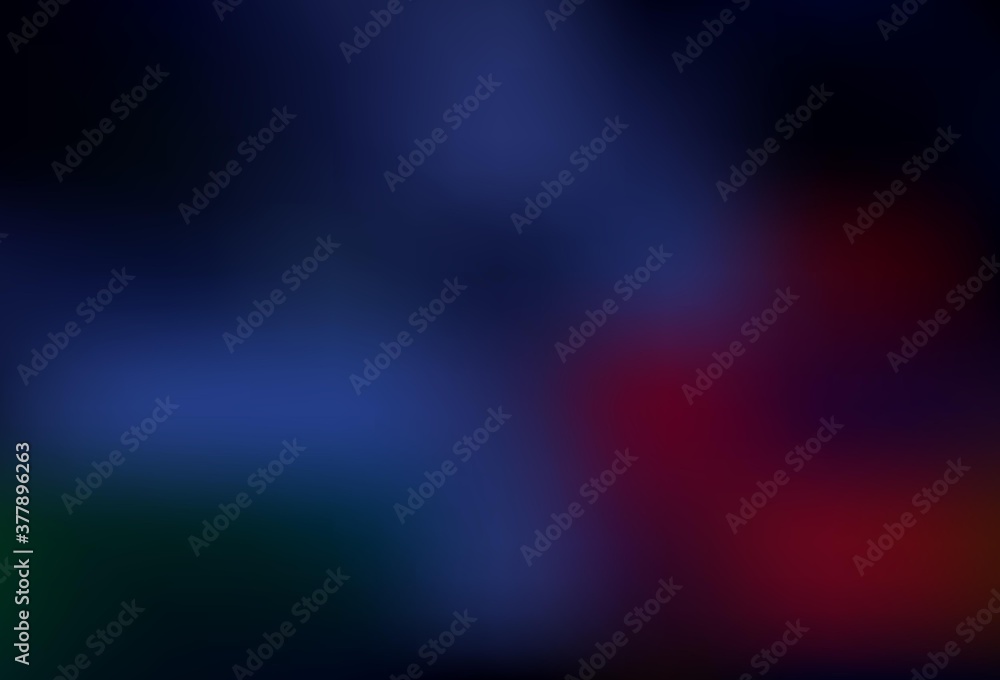 Obraz premium Dark Blue, Red vector blurred pattern.
