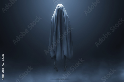 Fotografie Scary ghost on dark background