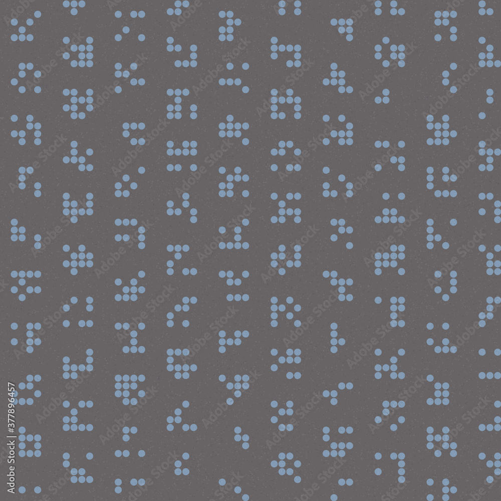 Abstract Color Halftone Dots generative art background illustration