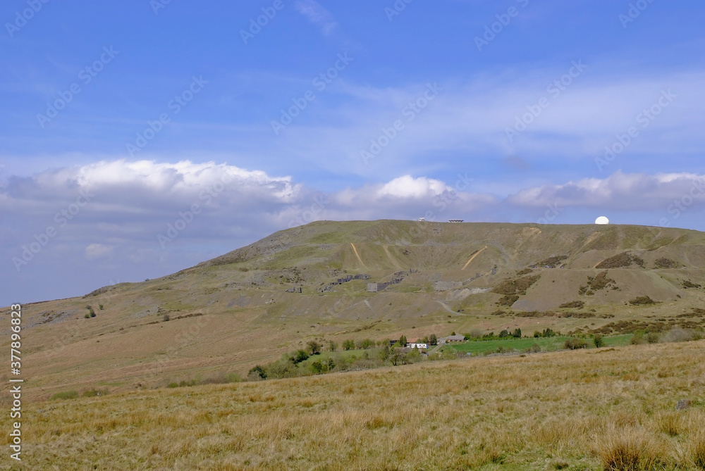 Titterstone Clee Hill, sometimes referred to as Titterstone Clee or, incorrectly, Clee Hill (which is the lower hill to the southeast), is a prominent hill in the rural English county of Shropshire, 