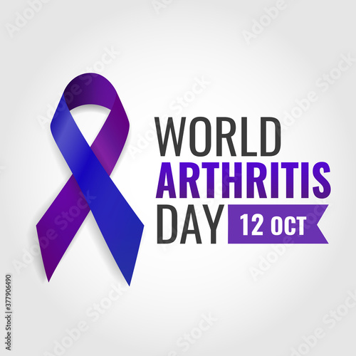 Vector Illustration of World Arthritis Day 
