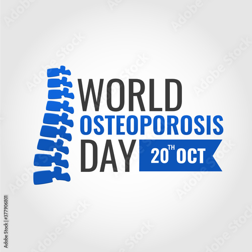 Vector Illustration of World Osteoporosis Day.
