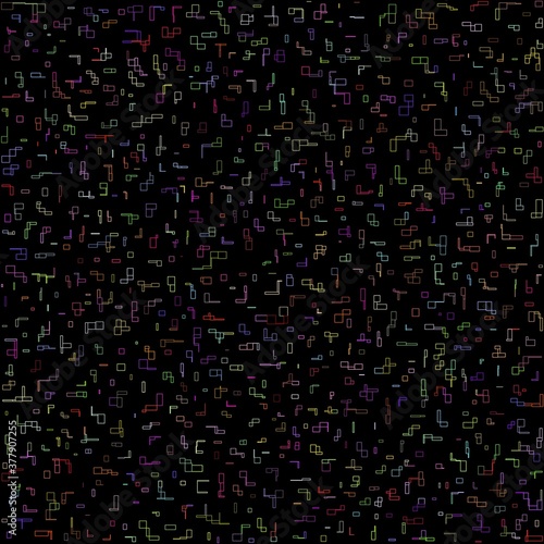 Polygons scattered in space