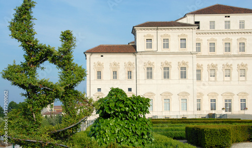 The palace of Venaria Reale is one of the Savoy Residences of Piedmont recognized by UNESCO. The palace of Venarìa was designed by the architect Amedeo di Castellamonte. © aliberti