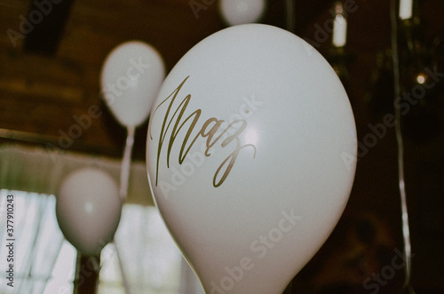 Balon z napisem Mąż
